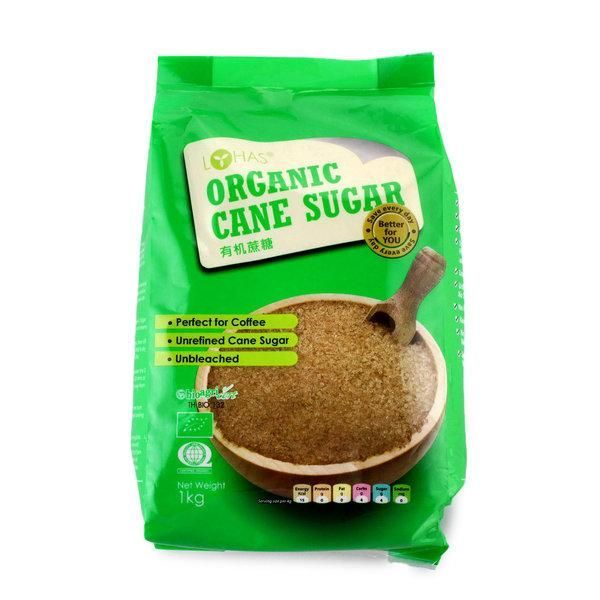 Lohas Organic Brown Sugar 900gm / Demerara Sugar 1Kg / Dark Muscovado Sugar 900gm / Dark Brown