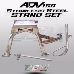 Nmax V2 Stand Set•100% 304 Pure Stainless Steel• Stand for nmax V2• Center Stand for Nmax v2• Side Stand for Nmax V2