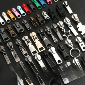 Metal Zipper Pulls Heads Accessories No.5 Universal for Clothes Bags Covers Decorative Pendants No.8 No.3 Zipper Parts
