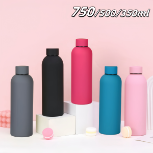 350-750ML Stainless Steel Thermos Cup Portable Small Mouth Water Cup Travel Outdoor Sports Water Bottle Vacuum Flask Gym Kettle