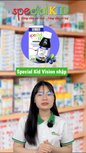 Siro Bổ Mắt Cho Bé Special Kid Vision Hỗ Trợ Tăng Cường Thị Lực Giảm Khô Mắt Mỏi Mắt 125ml