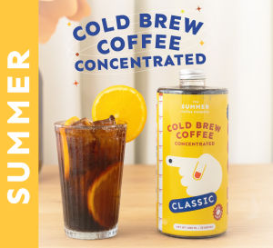กาแฟสกัดเย็นเข้มข้น COLD BREW COFFEE CONCENTRATE - The Summer Coffee Company