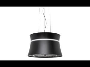 Máy hút mùi đảo Malloca Sophie K500B inox sơn đen điều khiển remote công suất hút 700m3h