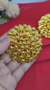 Bros Pin Bross Dubai Bunga Kendari Model Yang Modis Dan Elegan Berlapis Emas 24k Gold Terbaru