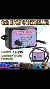 Nhay 3+Pro 12 Music Rapid Horn Relay 12-24V Controller Electric Horn Speaker Controller Car Truck Motorcycle Bus Boat
