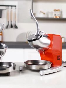 High Quality Ice Crusher Commercial Stainless Steel Electric Double Blade Shave Ice Crusher Home Use Electric Ice Crusher电动碎冰机
