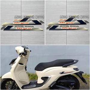 Stiker Striping Lis Les Body Honda Stylo 160 2024 Cream