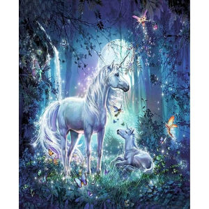 Oil Painting By Numbers Unicorn Animals Pattern Number Drawing Canvas DIY Pictures By Numbers Home Decor