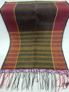 Ulos ragi hotang pakaian pria adat batak toba