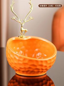 Luxury Entrance Hall Key Storage Box Living Room Tea Table Ashtray Decorative Accessories Home Entryway Organizer