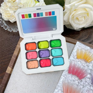 1pc 9-color Solid Nail Polish Pat Gel Painting Gradient Bright Gel Nail Art Creation Decoration Salon UV&LED DIY Summer Popular