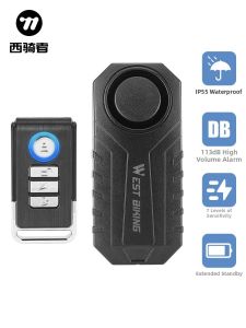 West Biking | Loud Bicycle Anti-theft Alarm Remote Control