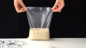 100 PCS PE PLASTIC BAGS FOOD GRADE Polyethylene PLASTIC PACKAGING BAG 50 MICRONS