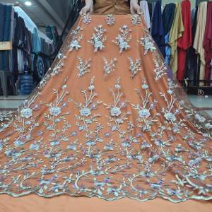 TILLE GARDEN ETNİK/BAHAN KEBAYA WANITA MOTIF BUNGA/GRADASI