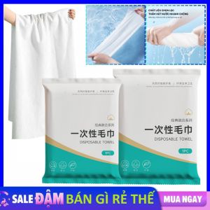 Khăn Tắm Du Lịch Sợi Vải Cellulose Siêu Thấm Hút Mềm Mịn Dày Dặn Dùng Một Lần - Khăn Lau Mặt  KHĂN NÉN / Khăn Tắm Cotton Thấm Nước Cực Tốt