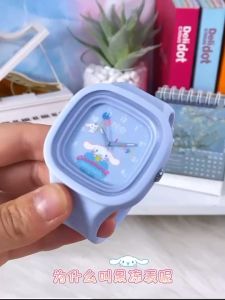 Sanrio Cartoon Watch Kids Waterproof Watch Silicone Material Square Watch Kulomi / Melody / KT Cat / Cinnamon Dog/Pudin