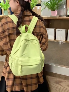 UISNMALL # B5805 Corduroy womens backpack fashionable small size suitable for commuting student School bag