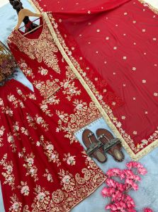 [PRE-ORDER] 2026 SEPT PREMIUM WOMEN INDIAN PAKISTANI SHARARA SUIT HEAVY EMBROIDERY KURTA FLARED PANTS DUPATTA BOLLYWOOD WEDDING PARTY WEAR M-2XL ( DELIVERY 10 WORKING DAYS) ETA: 2026-12-30