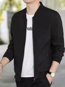 แจ็คเก็ตเบสบอลผู้ชาย ฤดูใบไม้ผลิและฤดูใบไม้ร่วง สไตล์เกาหลี เทรนด์ใหม่ แจ็คเก็ตสปอร์ตลำลองสำหรับผู้ชาย แจ็คเก็ตแบบอเนกประสงค์