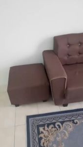 Percuma 1 Bangku Sofa 3 Seater Sofa Kulit / Sofa Kain Sofa Bentuk L