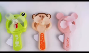 MAINAN  ANAK KIPAS TANGAN MINI MOTIF TELINGA PANDA LUCU ANGIN TANPA BATRE