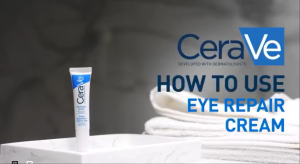 CeraVe Dual Eye Cream Set Repair & Renew Under-Eye Skin for Dark Circles & Fine Lines