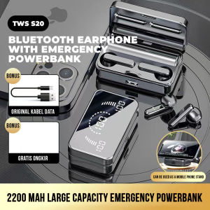 Mocho COD Headset Bluetooth S20 TWS Wireless Earphones Bluetooth 6.0 InEar HIFI Sports Music Earbuds