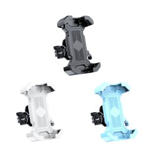 KASYPHE Motorcycle Phone Mount Anti Vibration Phone Holder for Motorcycle Handlebar Bike Phone Mount for iPhone for 4.7-7” Phone