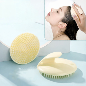 Anti-Dandruff Scalp Cleaning Shampoo Brush Silicone Soft Teeth