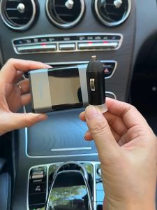 Aemeku Car Inverter 220W Car charger Specifications อินเวอร์เตอร์แปลงไฟรถยนต์12V/24V เป็น 220V ปลั๊กจุดบุหรี่ หน้าจอใหญ่