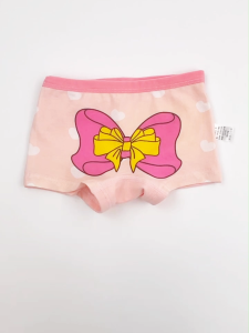 LJMOFA 4 Pcs Cotton Underwear for Girl 2-14 Yrs Soft Skin-friendly Kids Boxer Briefs for Girl