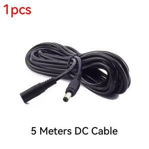 DC12V Power Extension Cord Male To Female 5.5x 2.1mm Connector For CCTV camera Security Black 3M 5M 10M Power Cable Ip Camera