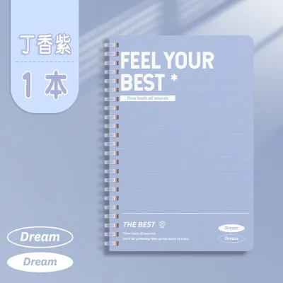A5 B5 Thickened Spiral Notebooks Perforated Pages Loose-leaf Notebook for Students School Office Stationery Supplies