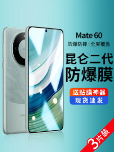 Huawei Mate60 Tempered Glass Screen Protector Full Cover Privacy Protection Anti-Fingerprint Shockproof Clear Display Film