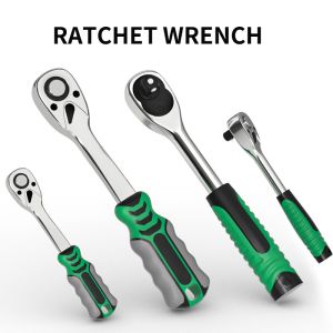 ISKU Kunci Shock Rachet Wrench Dengan Karet 1/2 gagang Karet Kunci Ring pas1/4