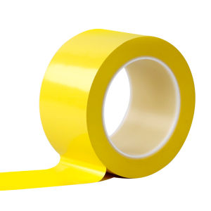 Thickened Yellow PVC Warning Tape Safety Zebra Line High Visibility Marking Tape for Floor Surface Fire Extinguishing Landmark Sticker