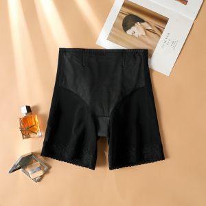 ZISU | Slimming High-Waist Briefs Womens Thin Shapeless Underwear Butt Lifting Seamless Form-Fitting Summer Three-Quarter Length Pants