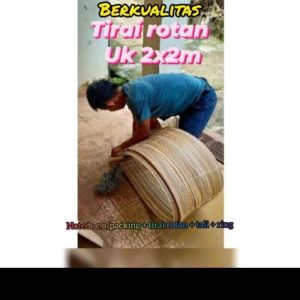 Tiray kerey asli ROTAN LUNJUNG outdor ukuran L 2 Mx T 2m