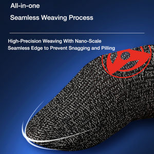 DAMILE Bao Bảo Vệ Ngón Tay Găng Tay Ngón Tay Chơi Game Chống Mồ Hôi Ngón Tay Thoáng Khí Cho Trò Chơi PUBG Mobile Màn Hình Cảm Ứng Găng Ngón Tay Bao Nhạy HYRZ