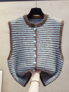 JIANDIYA | New Striped Round-neck Knit Vest for Autumn/Winter 2026