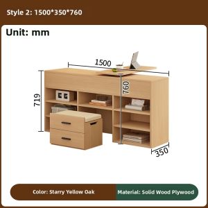 MINGDUO | Real Wood Slim Narrow Bedside Cabinet