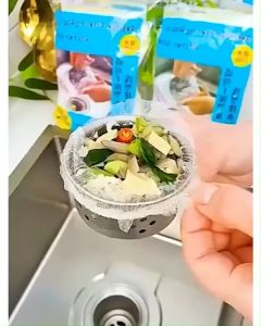 W1 ถุงตาข่ายกรองเศษขยะ 100 ชิ้น 30ชิ้น กล่องใส่ตาข่ายออกแบบหลายรูปแบบ สำหรับอ่างล้างจาน กรองเศษอาหาร