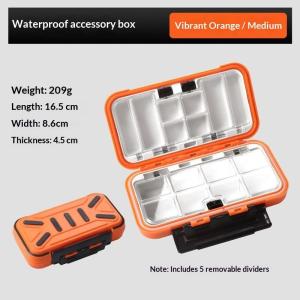 EELHOE | Fishing Tackle Storage Box Double Sided Portable 1Pcs Compact Holder for Lures Baits Hooks Professional Fishing Use