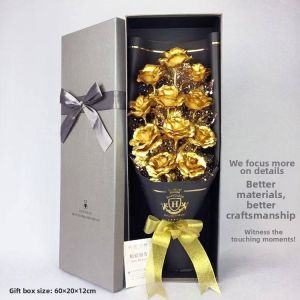 WAMUJIER | Valentines Gift for Girlfriend Wife Rose Bouquet Box