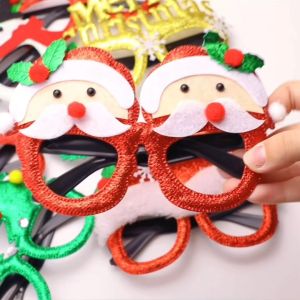 2025 Christmas Glasses Party Decoration Snowman Christmas Hat Children Adult Universal