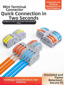 kuicc | Quick Wire Connector Splitter And Joiner Terminal Two-way