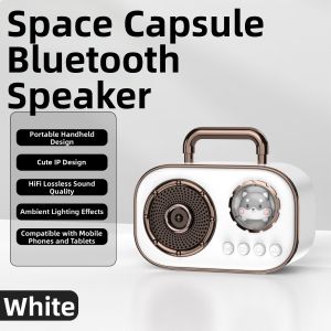 Portable Retro Wireless Bluetooth Speaker High Sound Quality Mini Sound Cannon Birthday Gift 322D Compact Music Sound System