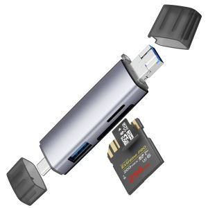 Bộ Chuyển Đổi Đầu Đọc Thẻ Nhớ Type C Sang USB/Micro USB SD TF Cho PC Laptop Đầu Đọc Thẻ Nhớ Thông Minh Đa Năng Trong 1 Phụ Kiện Bên Ngoài