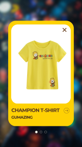 Gumazing Kids Champion Designed T-shirt