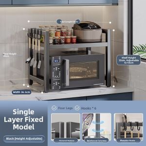 Defasilk | Kitchen Expandable Multi-level Storage Rack